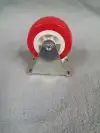 2-inch PVC white core red wheel oriented wheel light casters Specification image
